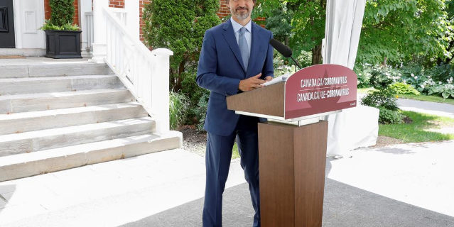 Canada to spend 19 billion Canadian dollar on safe restart after lockdown says prime minister Justin Trudeau کینیڈا لاک ڈاﺅن کے بعد معیشت کی بحالی پر 19ارب ڈالر خرچ کرے گا، وزیر اعظم جسٹن ٹروڈو