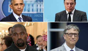 Twitter accounts of famous American actors and politicians including Bill Gates, Obama and Apple have been hacked
