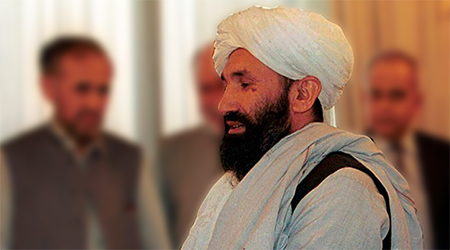 Mullah Hasan Akhund, the new acting PM of Afghanistan