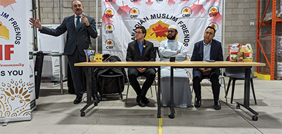 مسی ساگا فوڈ بینک کا فنڈ ریزنگ کمیونٹی کی جانب سے دس ہزار ڈالر کی امداد