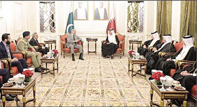 وزیر اعظم، امیر قطر ملاقات، تنازعات کے پرامن حل پر اتفاق